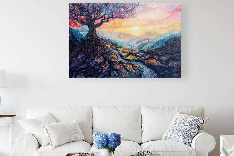 Arboreal Sunset Vista H92D3N 60 by Abstract Rebellion