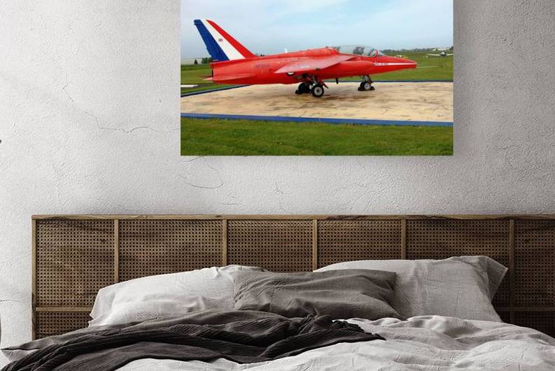 Folland Gnat XP502 painted as a Red Arrows aircraft by Ross Sharp