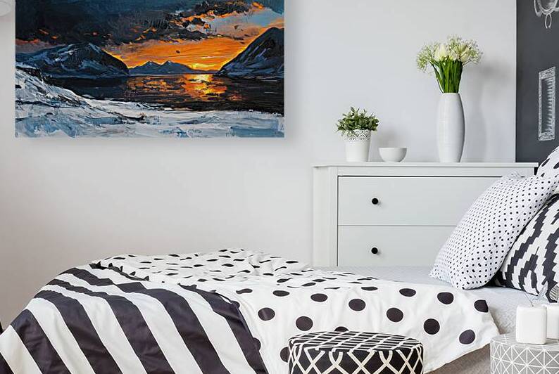 Arctic Sunset Glow H3N9P2 60 by Abstract Rebellion