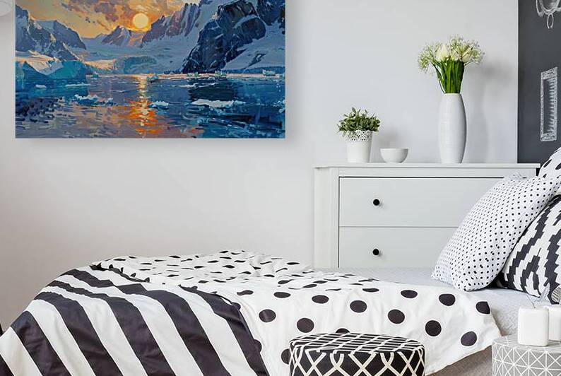 Arctic Sunset Glow H2N9P4 53 by Abstract Rebellion