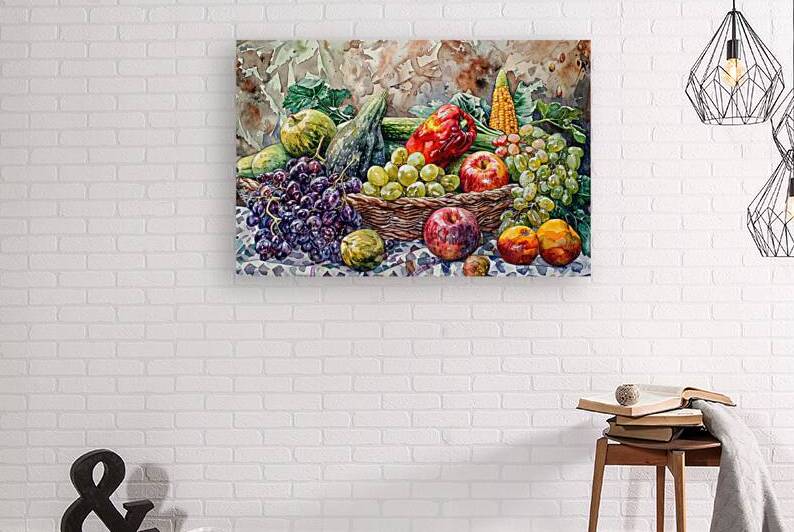 Autumn Bounty Still Life H2N3C9 45 by Abstract Rebellion