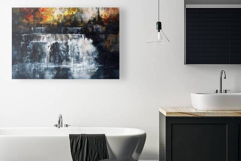 Autumn Cascade Flow H92D3N 58 by Abstract Rebellion