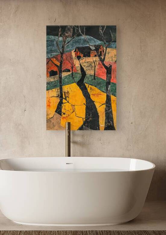 Autumn Farm Abstraction H92N5B 47 by Abstract Rebellion