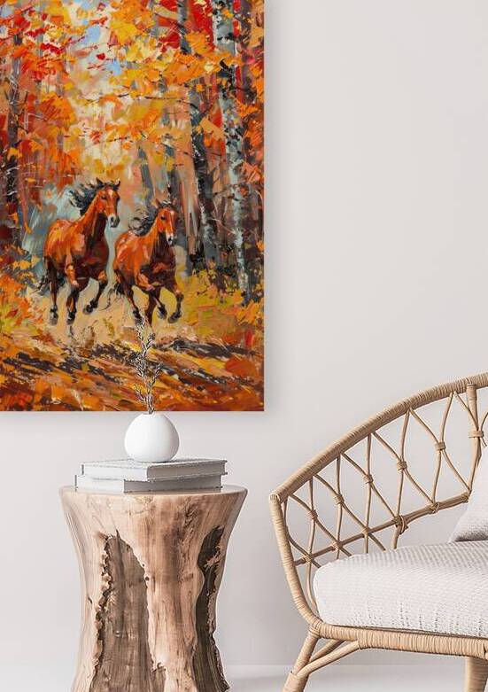 Autumn Equine Elegance 7H29P4 45 by Abstract Rebellion