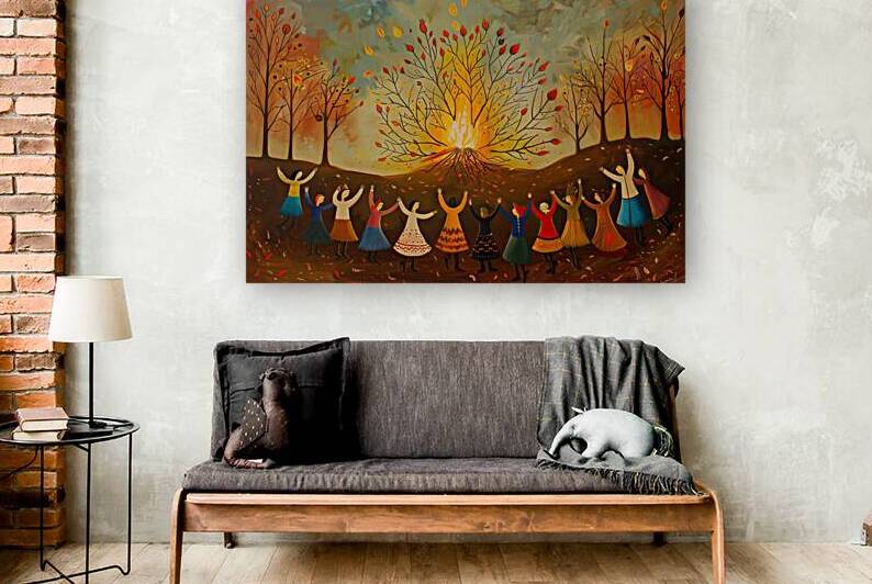 Autumn Fire Dance J9P2N3 51 by Abstract Rebellion