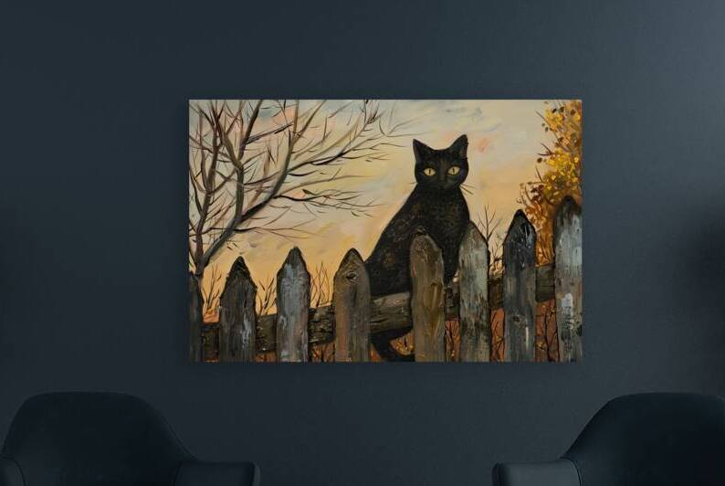 Autumn Fence Guardian 9P3N2H 45 by Abstract Rebellion