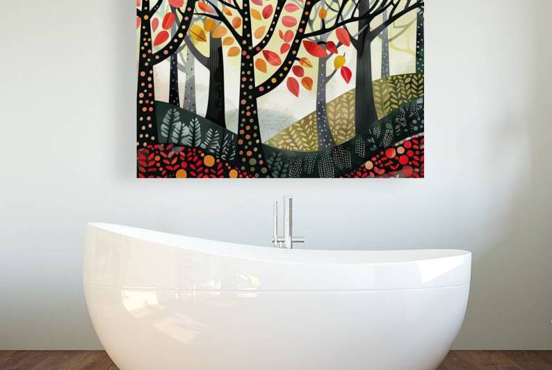 Autumn Forest Glow H2N9PJ 49 by Abstract Rebellion