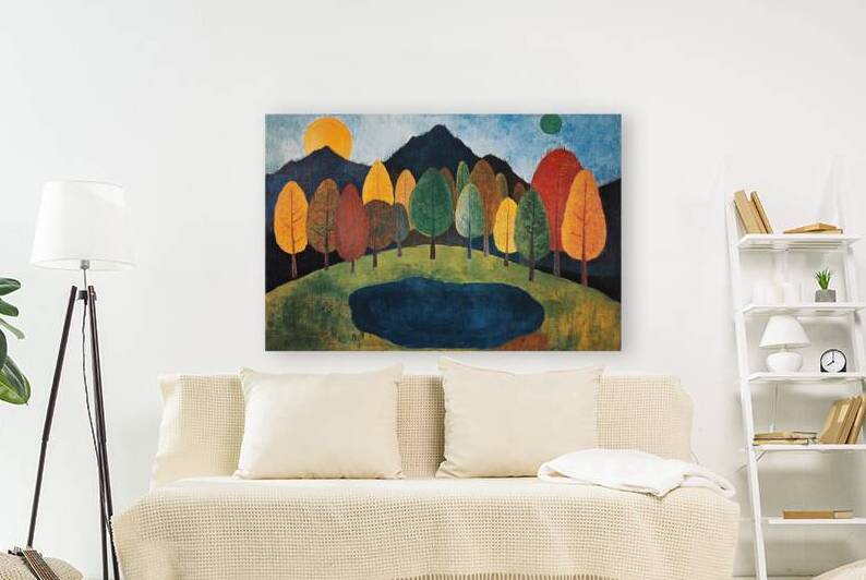 Autumn Grove Reverie H2N9P2 55 by Abstract Rebellion