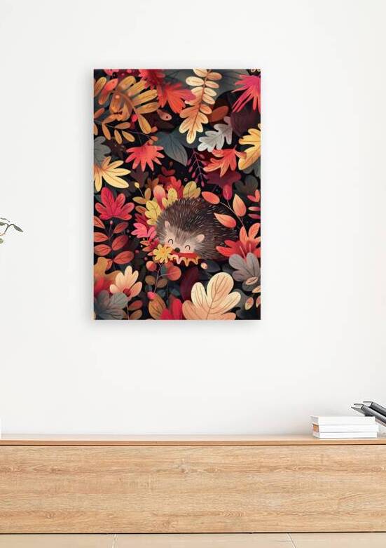 Autumn Hedgehog Nap 2H3N9B 45 by Abstract Rebellion