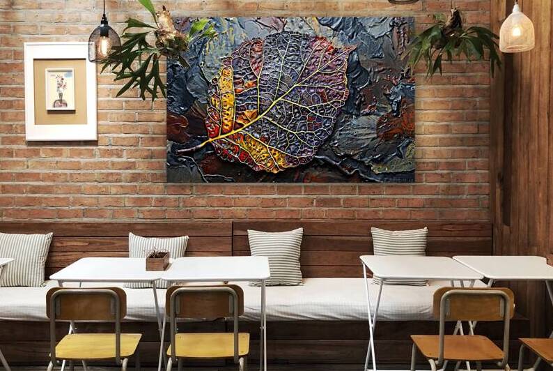 Autumn Leaf Mosaic H2N9P2 55 by Abstract Rebellion