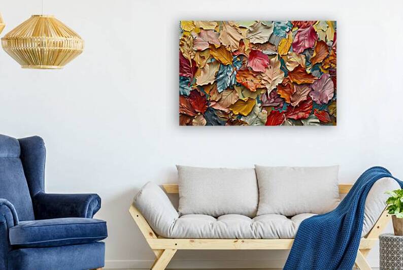 Autumn Leaves Cascade H2N9P2 69 by Abstract Rebellion