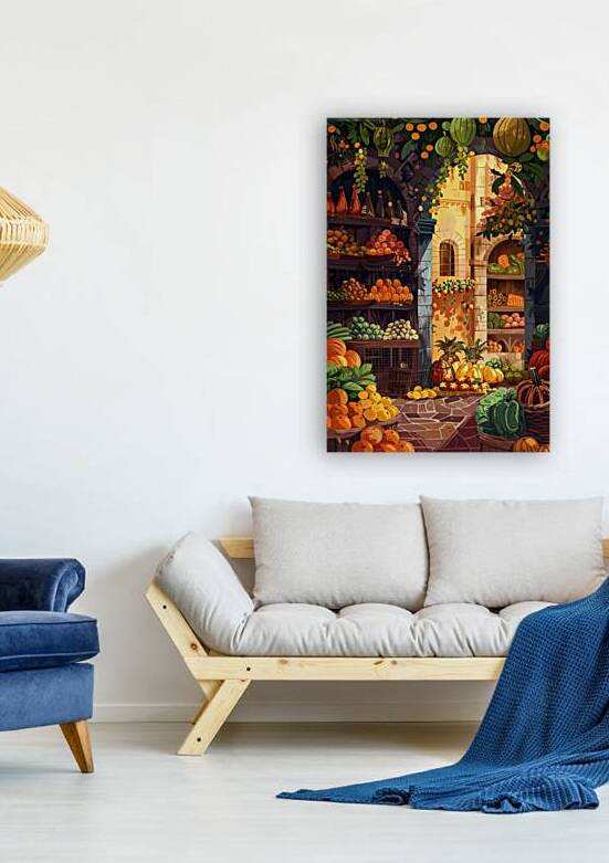 Autumn Market Stall J92D3N 47 by Abstract Rebellion