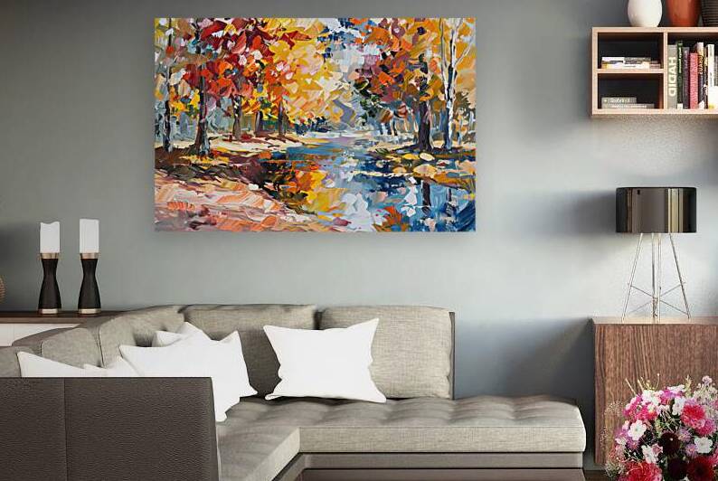 Autumn River Glow H3N9P2 45 by Abstract Rebellion