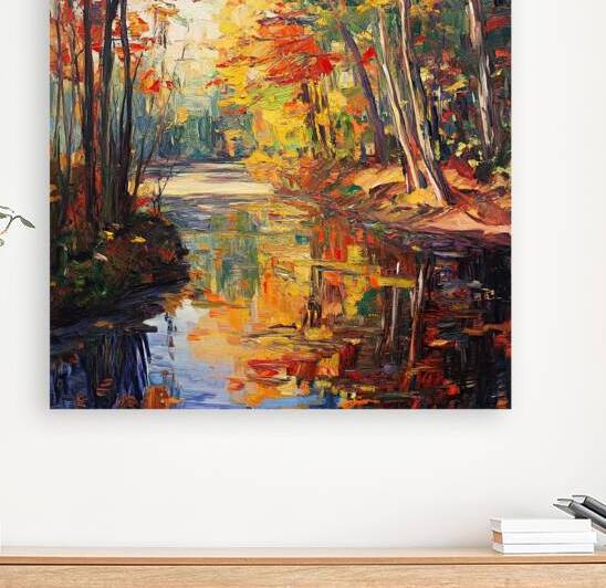 Autumn River Glow 9H3N2P 51 by Abstract Rebellion