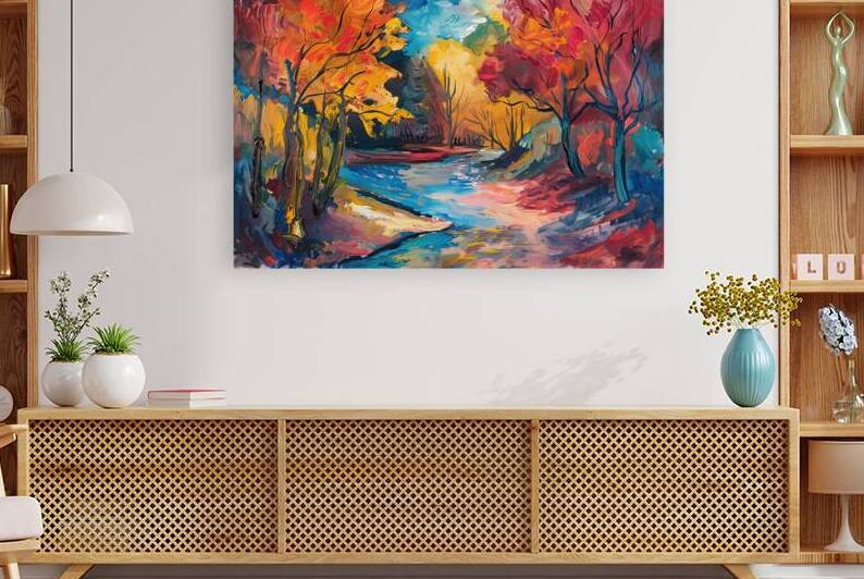Autumn Riverbanks NH73B9 55 by Abstract Rebellion