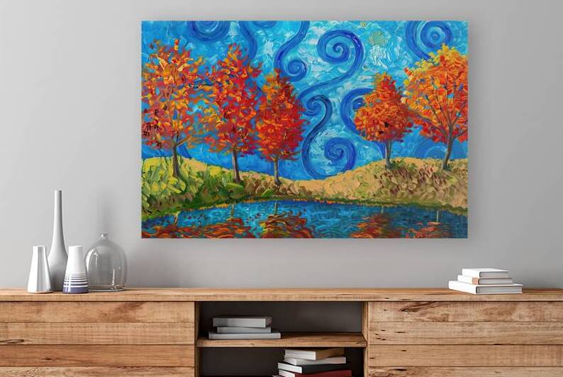 Autumn Whirlwind By Lake Y29N7 58 by Abstract Rebellion