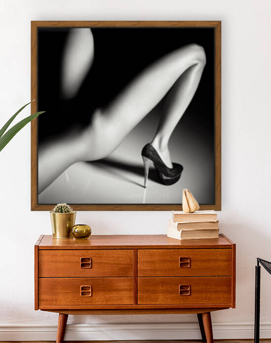 Sensual legs in high heels by Johan Swanepoel