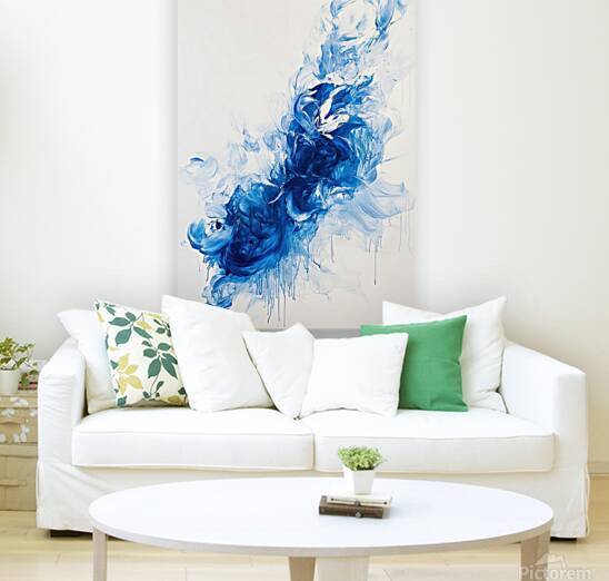 Azure Bloom Cascade 2H9N7P 48 by Abstract Rebellion