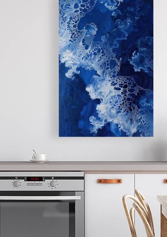 Azure Bloom Cascade Y9H2N5 57 by Abstract Rebellion