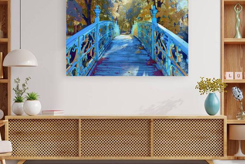 Azure Bridge Passage H92N3Z 47 by Abstract Rebellion