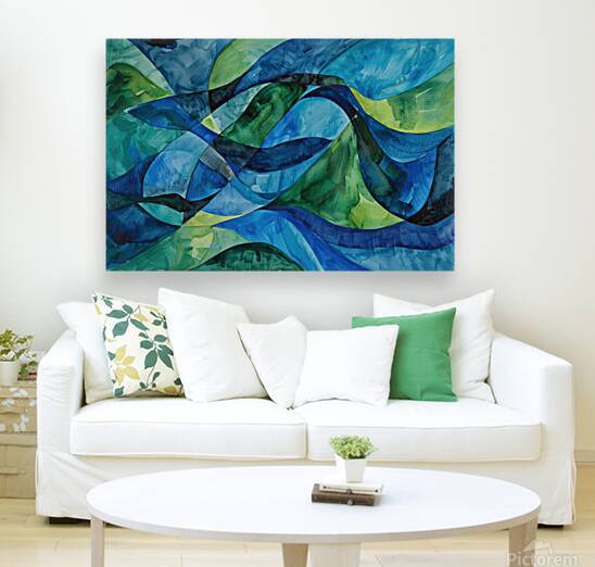 Azure Currents Intertwined 5H2N9Z 55 by Abstract Rebellion