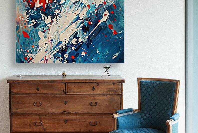 Azure Dance Of Color Y92C7H 55 by Abstract Rebellion