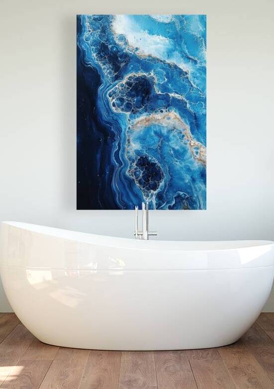 Azure Depths Echoes H9P2N4 60 by Abstract Rebellion