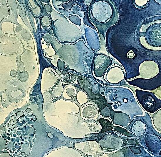 Azure Depths Echoes Y92H7N 48 by Abstract Rebellion