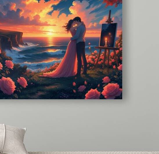 Eternal Embrace at Sunset by faty