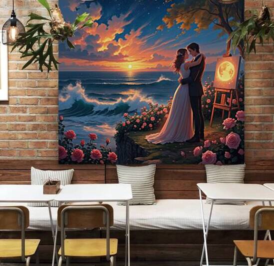 Moonlit Vows by the Sea by faty