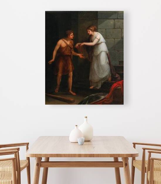 Theseus and Ariadne by Angelica Kauffmann [1741–1807] by MyCozyFineArt