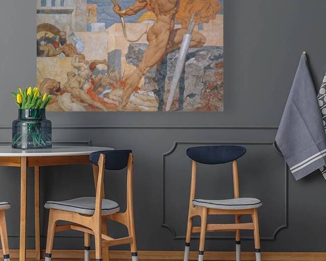 Apollo. Sending out the plague arrows [around 1920] by Alexander Rothaug [1870–1946] by MyCozyFineArt