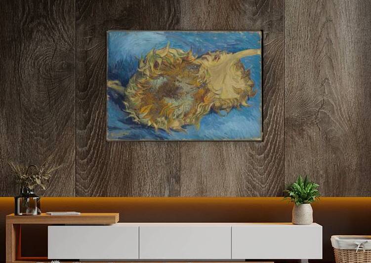 Sunflowers [1887] by Vincent van Gogh [1853–1890] by MyCozyFineArt