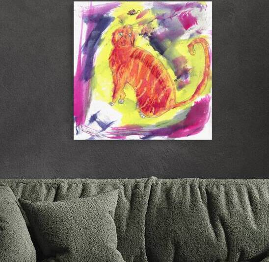 Cat and Butterfly by Robert Burton