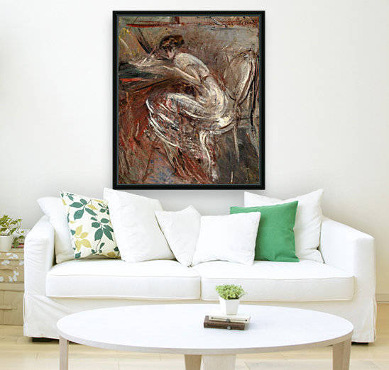 Study of Young Woman Writing by Giovanni Boldini