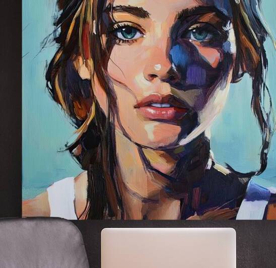 Azure Gaze 5H9N2Z 58 by Abstract Rebellion