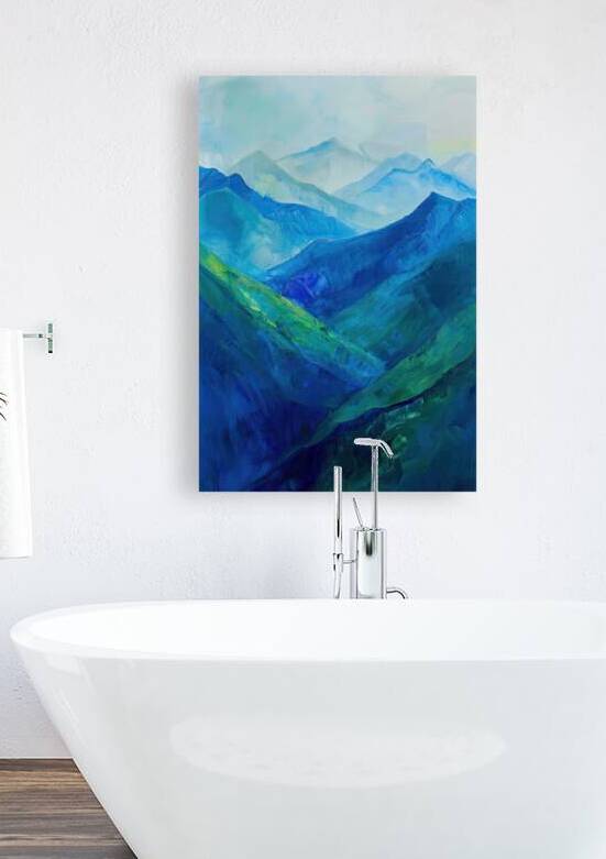 Azure Mountain  Majesty H3N2P9 50 by Abstract Rebellion