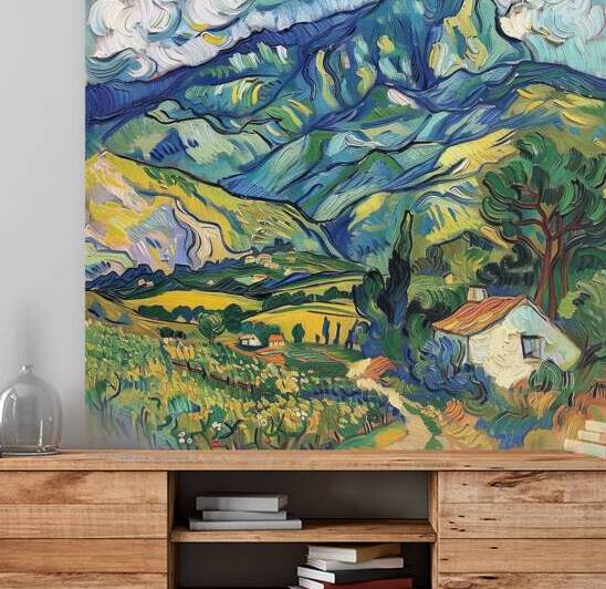 Azure Mountain Vista H2N9P2 65 by Abstract Rebellion