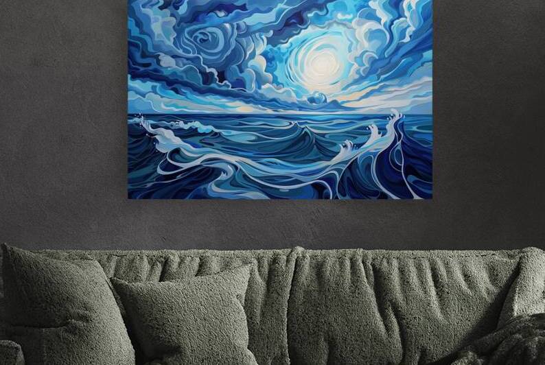 Azure Ocean Whirl K29H8N 57 by Abstract Rebellion