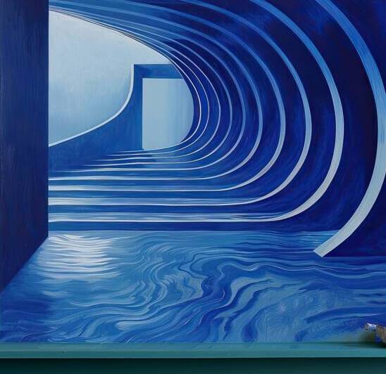 Azure Passage NZ92H3 62 by Abstract Rebellion