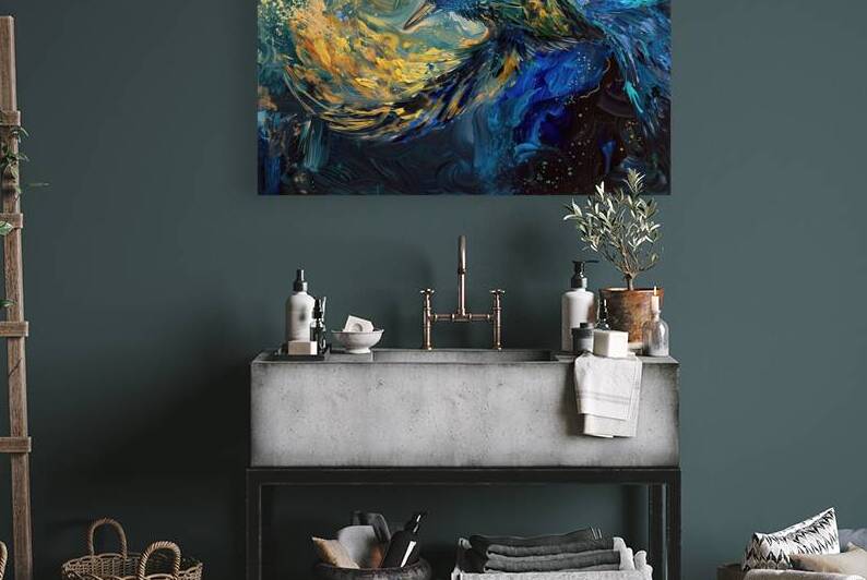 Azure Phoenix Rising 23HBCJ 60 by Abstract Rebellion