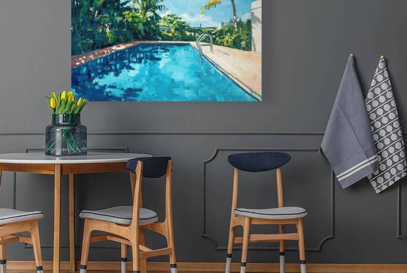 Azure Pool Reflections 7H3N2P 51 by Abstract Rebellion