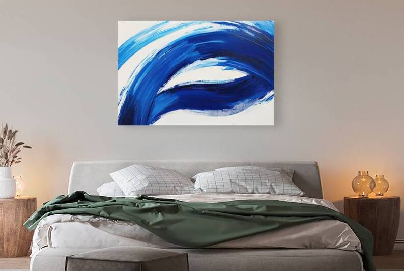 Azure Waves Embrace H2N9P4 50 by Abstract Rebellion