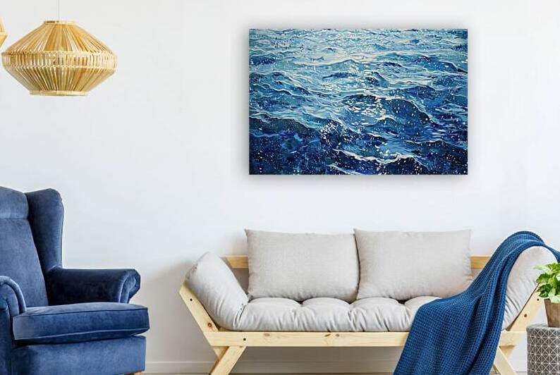 Azure Waves Dance H29PNZ 55 by Abstract Rebellion