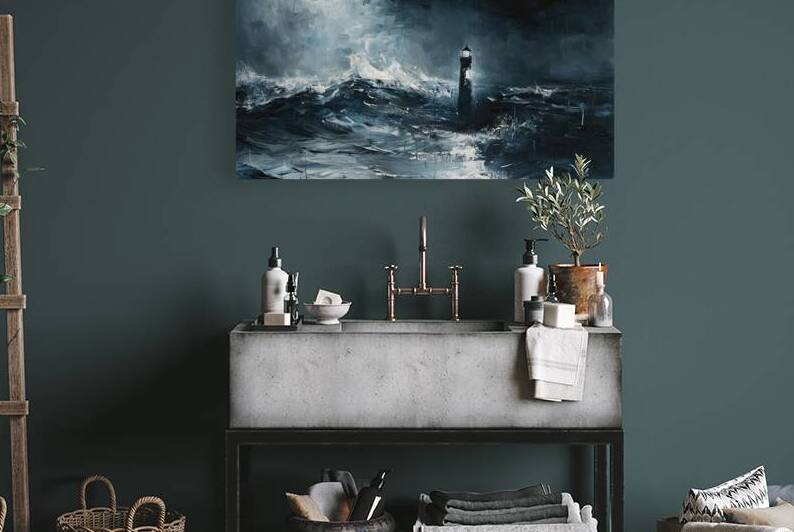 Beacon Amidst Tempest J9K4N2 60 by Abstract Rebellion