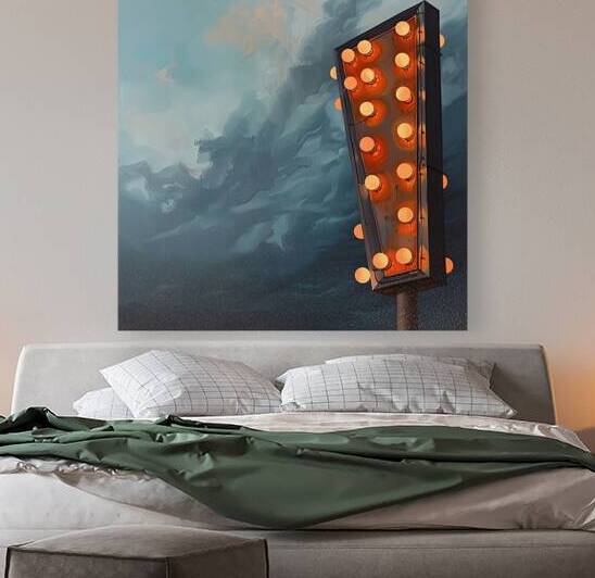 Beacon in the Gloom 2P9H7N 65 by Abstract Rebellion