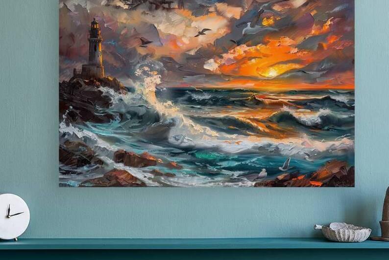 Beacon At Sunset 29HBCJ 55 by Abstract Rebellion