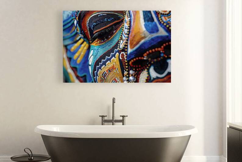 Beaded Visage Dreams H92J5Z 62 by Abstract Rebellion