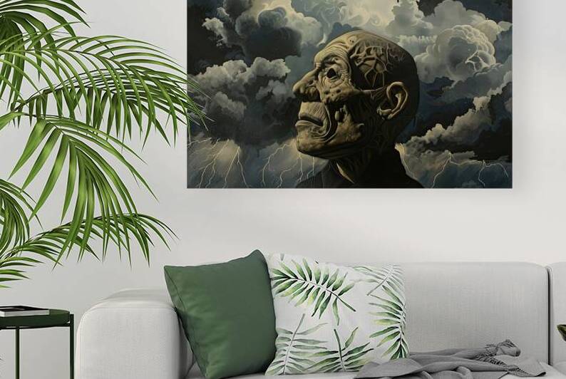 Beneath Stormy Skies J9H2N3 65 by Abstract Rebellion