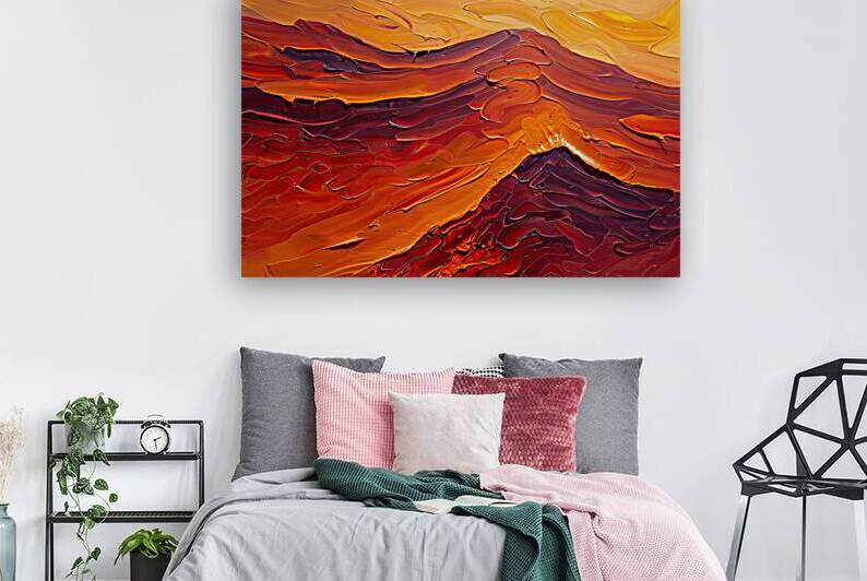 Blazing Sunset Ridges H92N5Z 55 by Abstract Rebellion